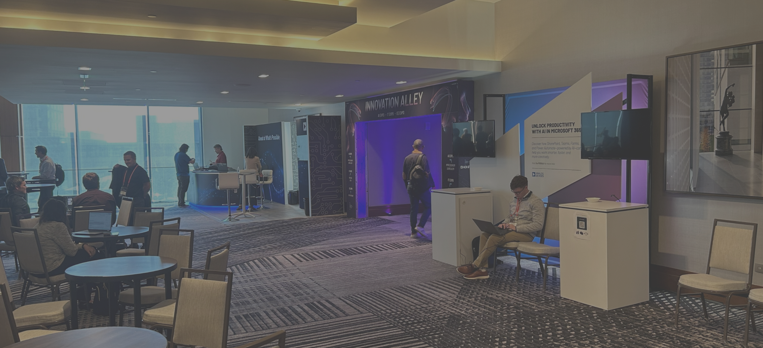 event production services - small-scale tradeshow common area